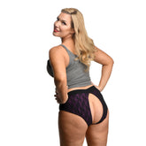 Lace Envy Crotchless Panty Harness - 3XL